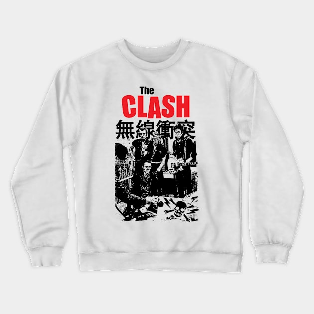 The Clash - Tokyo Crime Fanart Crewneck Sweatshirt by AION